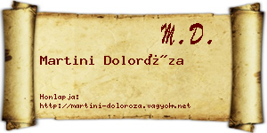 Martini Doloróza névjegykártya